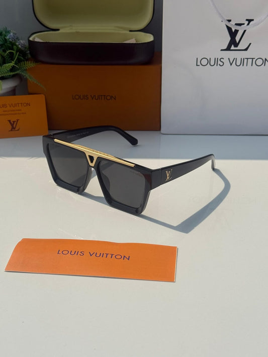 Luxury Square Black Sunglasses | Premium Unisex Eyewear - B - The NPY Store