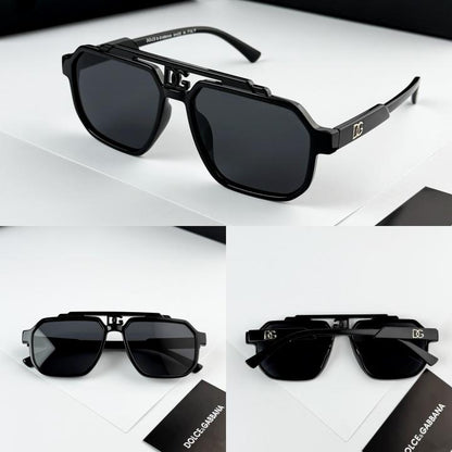 Premium Square Sunglasses for Men & Women | Luxury Style Eyewear | Dolce Gabana Black_4498