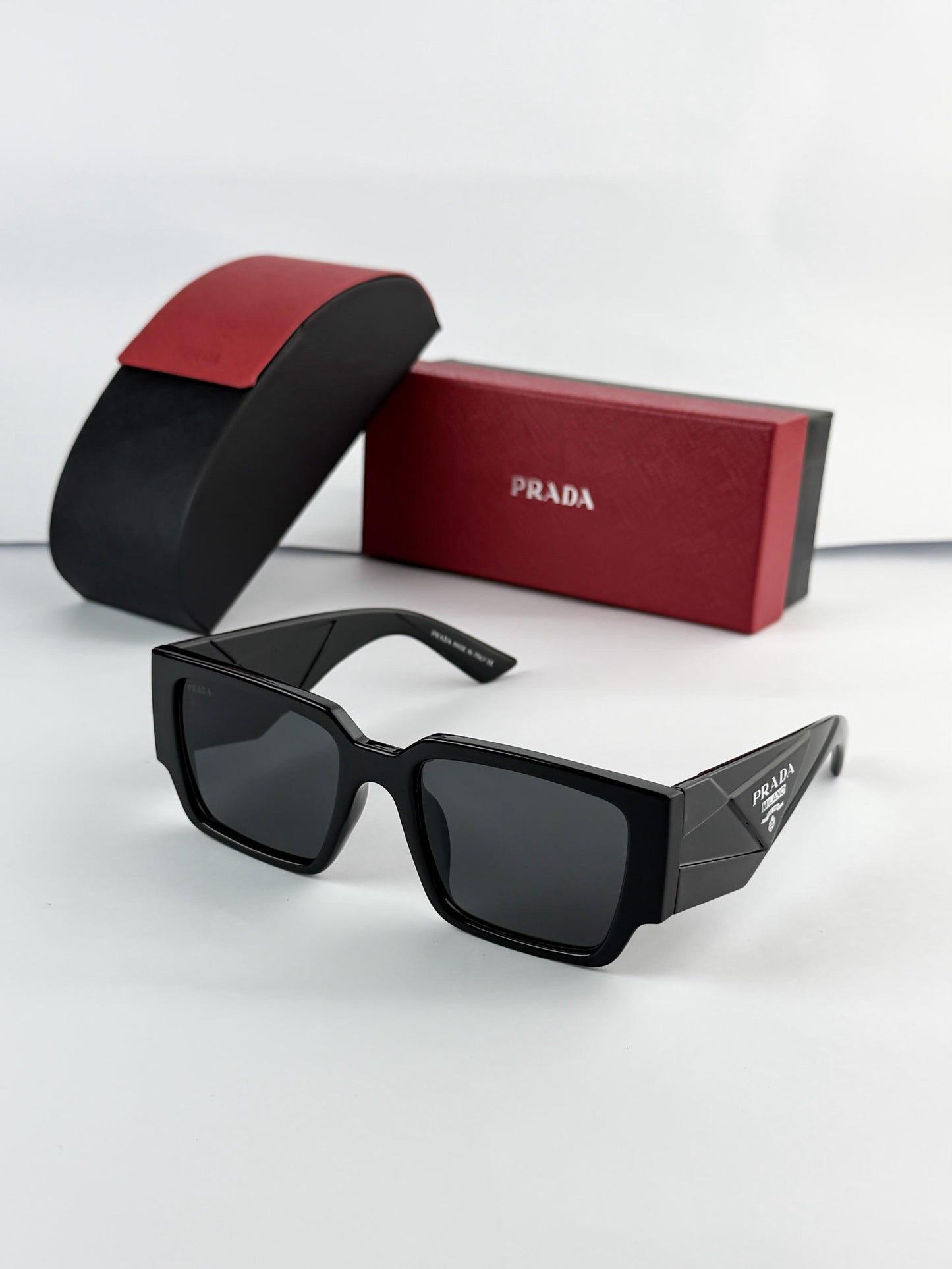 Prada Black Mamba 6105 Premium Sunglasses – Matte Black | Luxury Edition - R