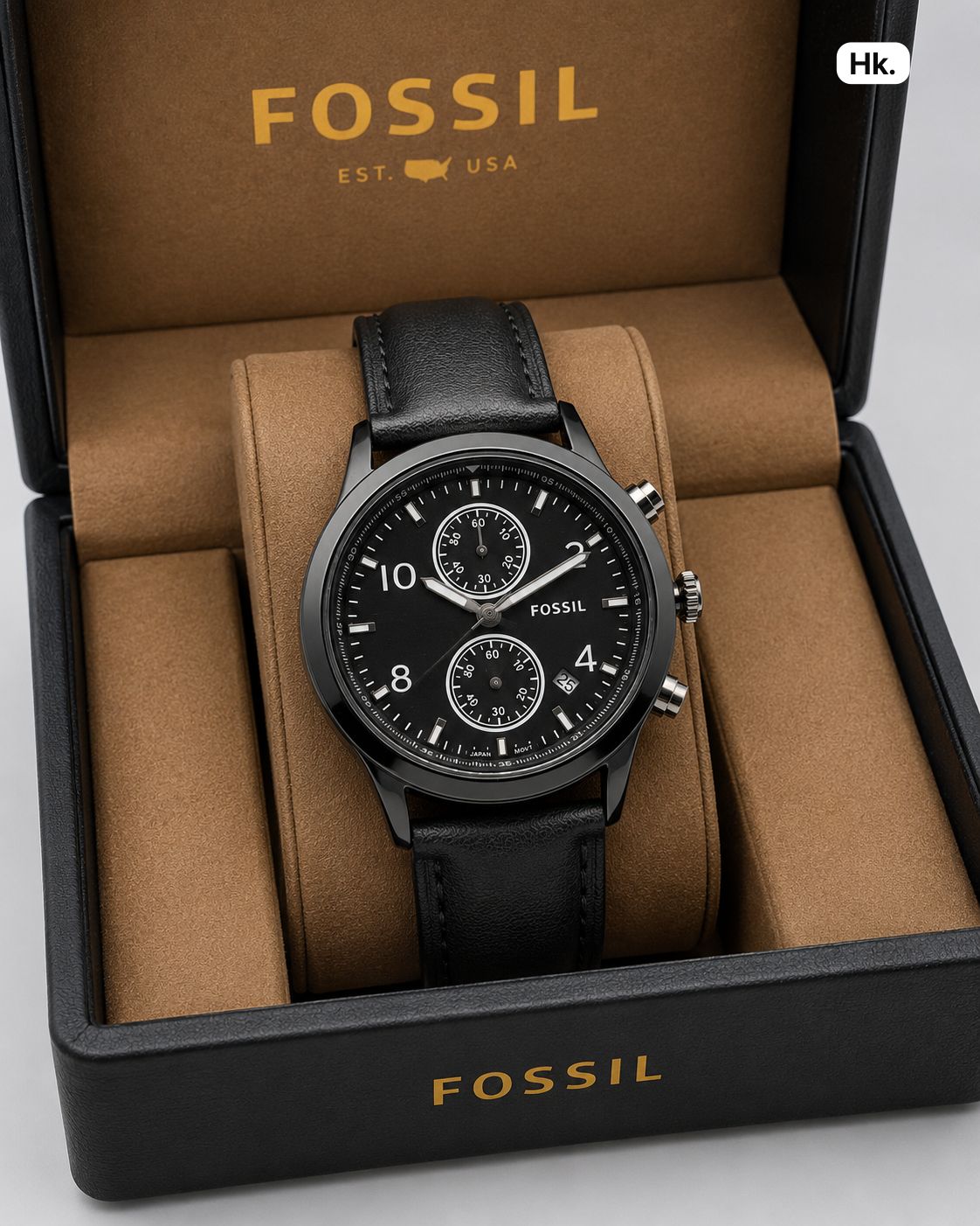 Fossil Analog Watch | Men's Luxury Leather Timepiece - R