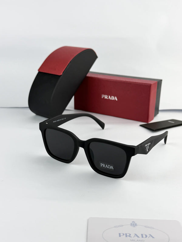 Prada Black 19Y Premium Sunglasses – Matte Black | Luxury Edition - R