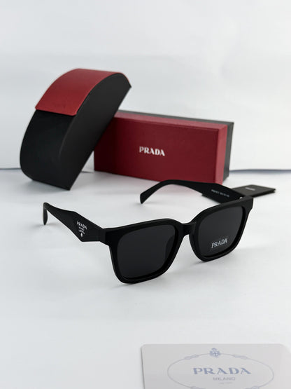 Prada Black 19Y Premium Sunglasses – Matte Black | Luxury Edition - R