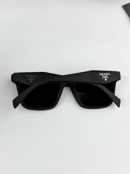 Prada Black 19Y Premium Sunglasses – Matte Black | Luxury Edition - R