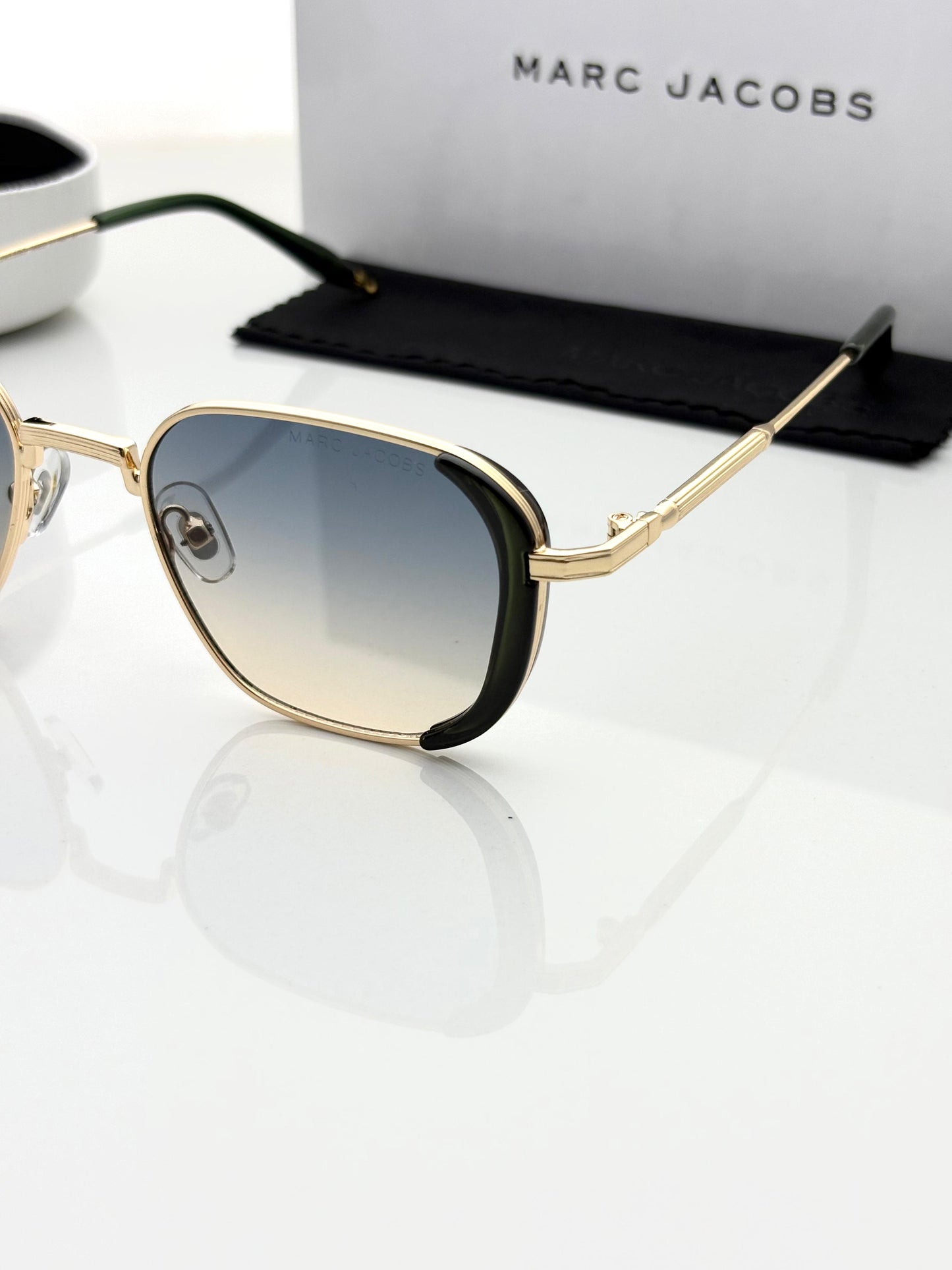 Marc Jacobs 429 Golden Sea Green Premium Sunglasses – Luxury Edition - R