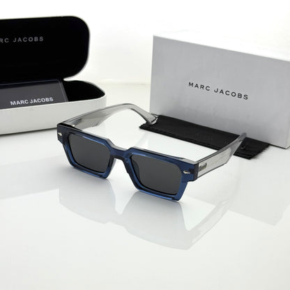 Marc Jacobs Blue Black Polarized Sunglasses for Men & Women | UV400 Premium Unisex Sunglasses - R