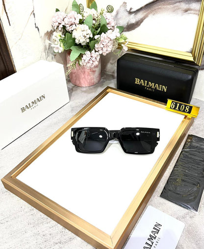 Trendy Square Frame Sunglasses | Premium Unisex Collection - B