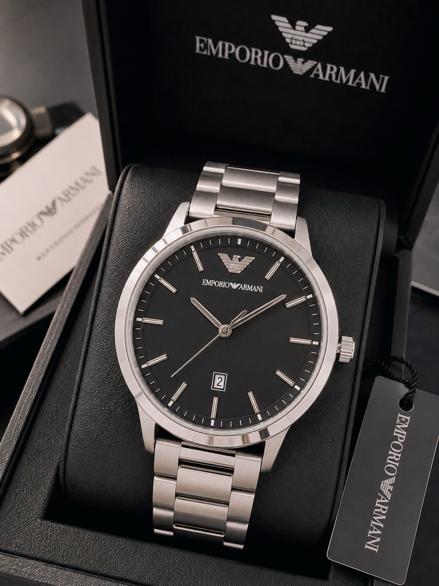 Classic Black Dial Analog Watch for Men – Premium Edition - B