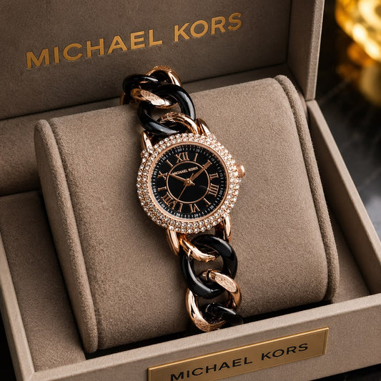 Premium Rose Gold Crystal Dial Bracelet Watch for Women T - The NPY Store
