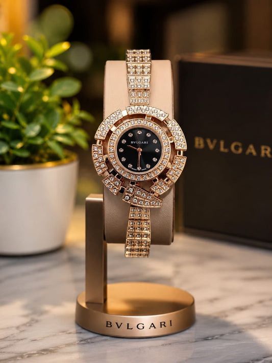 Bvlgari Crystal Luxe Women's Watch | Rose Gold Edition | R