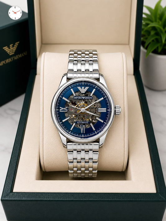 Emporio Armani Premium Automatic Men's Watch – Butterfly Clasp | 7AA Quality - B