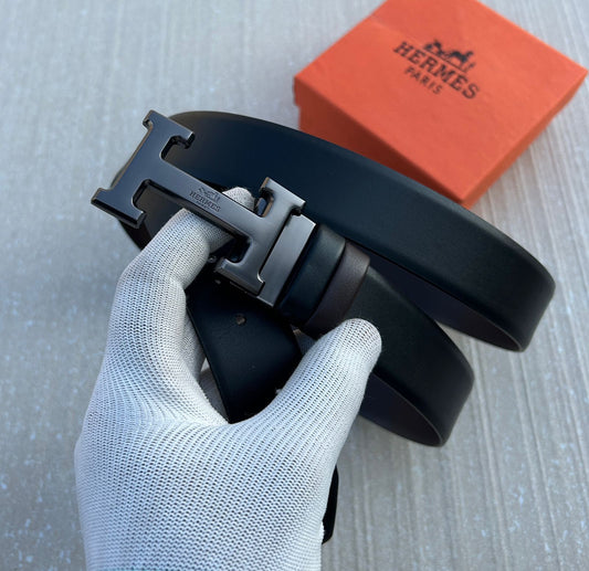 Premium Reversible Leather Belt for Men with Luxury Gift Box - B