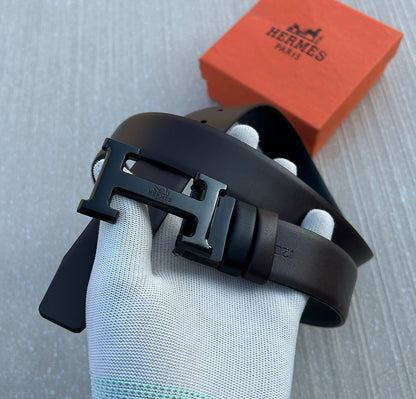 Premium Reversible Leather Belt for Men with Luxury Gift Box - B