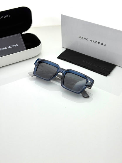 Marc Jacobs Blue Black Polarized Sunglasses for Men & Women | UV400 Premium Unisex Sunglasses - R