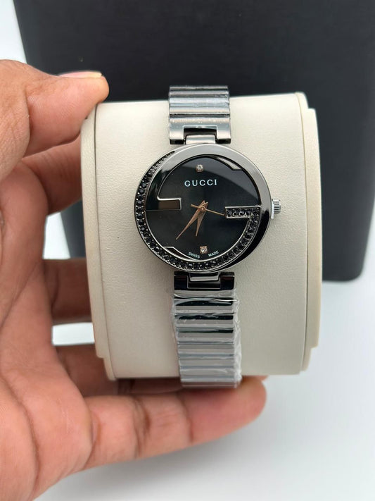 Gucci G-Timeless Crystal Rose Gold Women's Watch | Premium 7AA Luxury Quartz Analog Watch - B