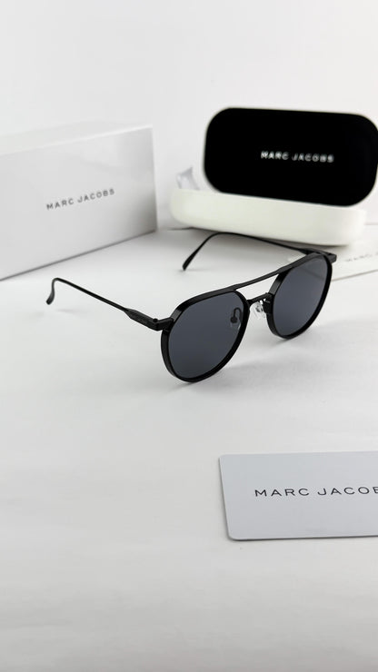 Marc Jacobs 5001 Charcoal Black Premium Sunglasses for Men | UV400 Luxury Metal Frame - R