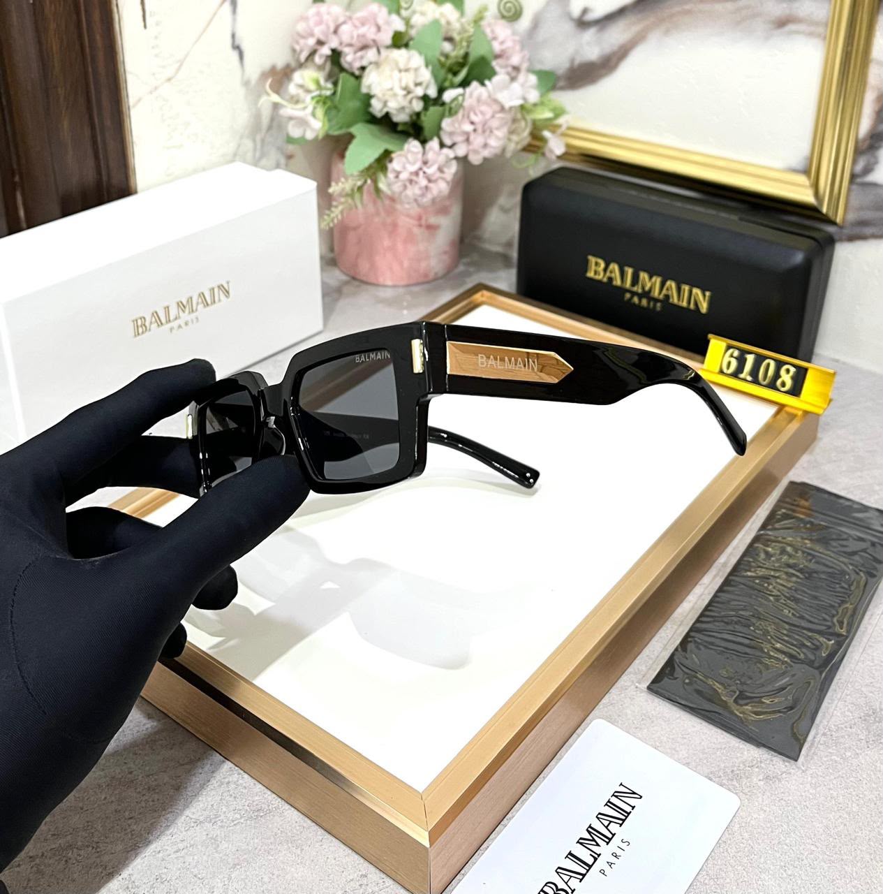 Trendy Square Frame Sunglasses | Premium Unisex Collection - B