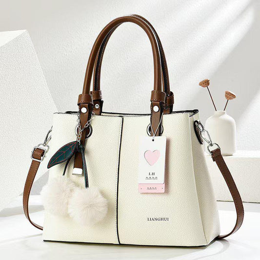 Women's Tote Handbag with Top Handle & Adjustable Shoulder Strap - B - The NPY Store