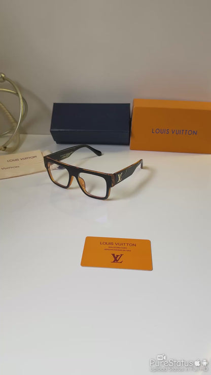 Dual Tone Square Blue Light Glasses for Men & Women – Stylish Computer Eyewear R
