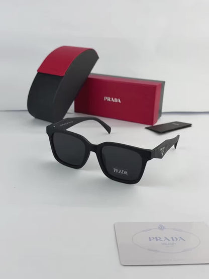 Prada Black 19Y Premium Sunglasses – Matte Black | Luxury Edition - R
