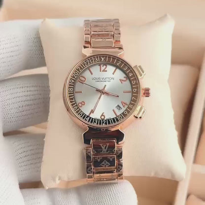 Louis Vuitton Tambour Analog Watch | Women's Luxury Timepiece - B